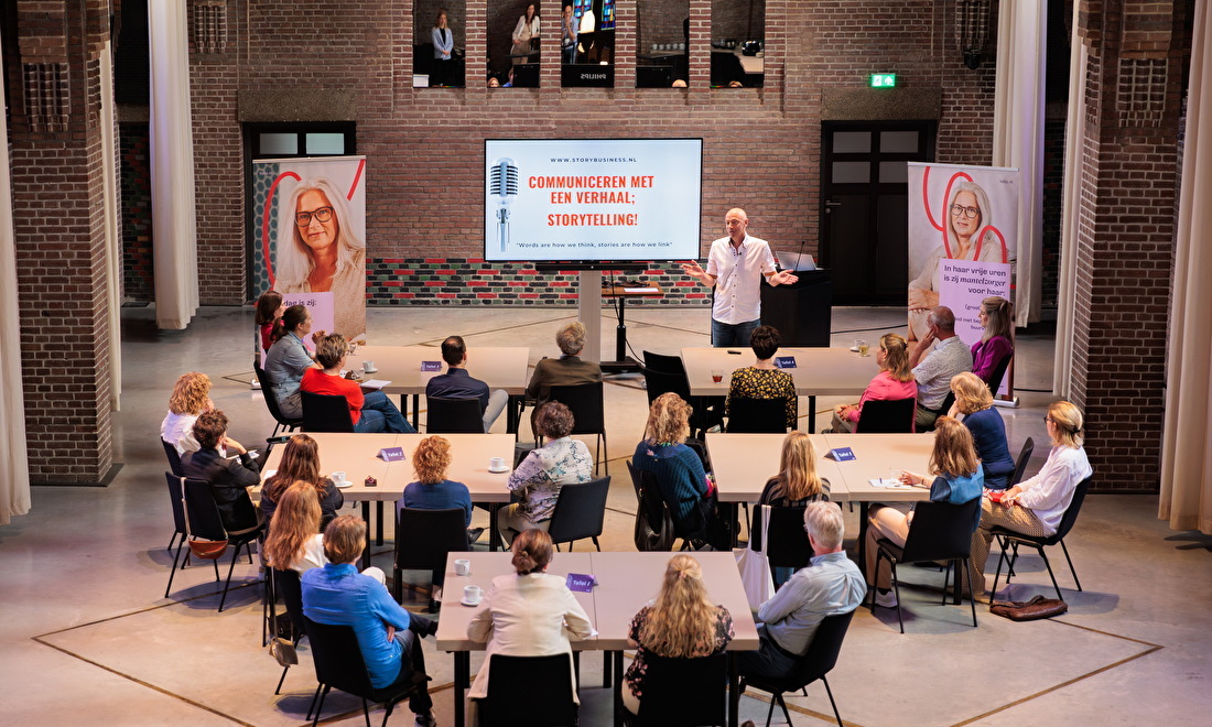 Afbeelding zaal tijdens Fello lunchevent